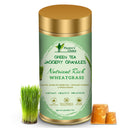 Wheatgrass Green Tea Jaggery Granules, 200GMS