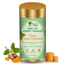 Tulsi-Turmeric Green Tea Jaggery Granules, 200GMS