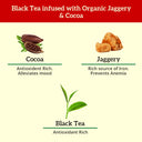 Chocolate Black Tea Jaggery Granules, 200 GMS